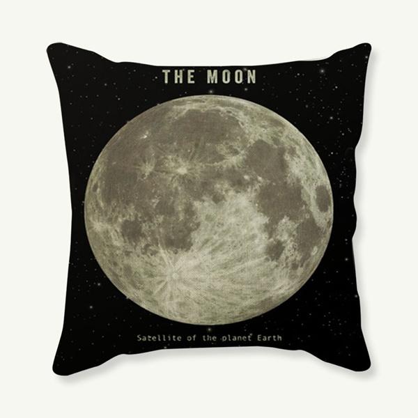 New Arrival Universe Cushion Covers Space Earth Moon Mars Jupiter Cushion Cover Home Decorative Linen Pillow Case Cojines