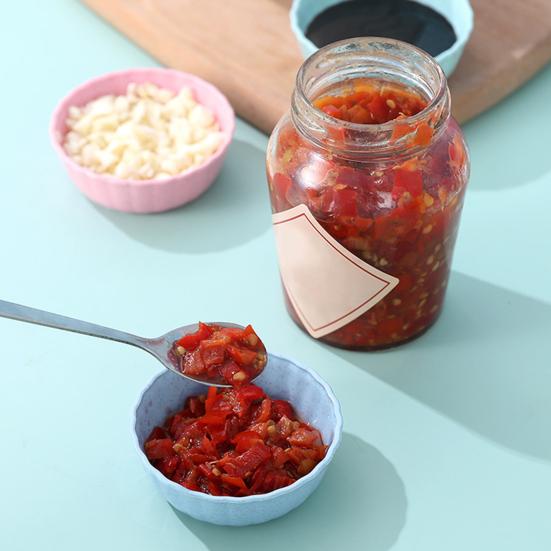 10ks namáčecí miska Hladký povrch Potravinářské opakovaně použitelné kulatý/květinový tvar Kuchyňská miska na namáčení Potřeby pro domácnost