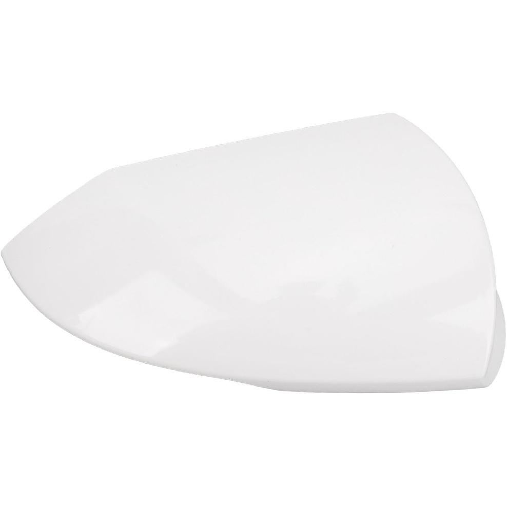 Side Mirror Cover Cap Unpainted White Rearview Wing Mirror Cap Weather Replacement for Hyundai Elantra 2021 to 2023 (Right)