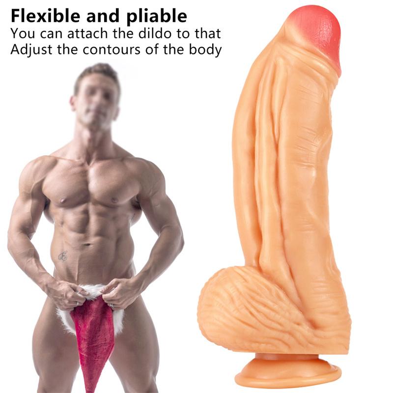 Kobieta Symulacja Urządzenie do masturbacji Instrukcja Duży Fałszywy Penis Orgazm Stymulacja Kij Erotyczne Sex Produkty