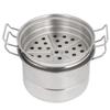 Edelstahl Mini Pretend Dampfer Topf Kinder Spielen Haus Küche Spielzeug Kochen Lebensmittel