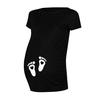 Women Maternity Short Sleeve Cartoon Print Tops T-shirt Pregnancy Clothes