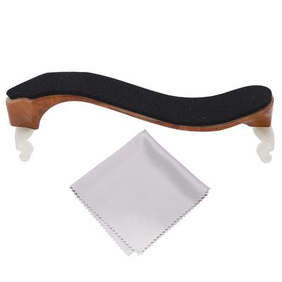 Mentoniera per Violino Acero Occhiolinato Alta Densità Altezza Regolabile Silicone Antiscivolo Pinza 34 44