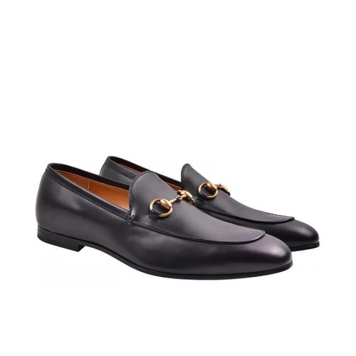 Gucci Horsebit Casual Loafer Shoes Men's Black 482467 BLM00 1000