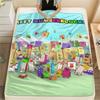 Numberblocks Print Flanellen Deken, Hoge Kwaliteit Comfortabel voor Alle Seizoenen, Woondecoratie, Warmte en Comfort, Perfect voor Kerstcadeaus