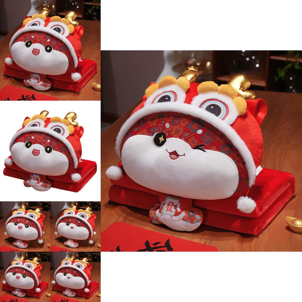 Schlangenplüschkissen mit gesticktem Cartoon-Design für Büronap und Autositzstütze