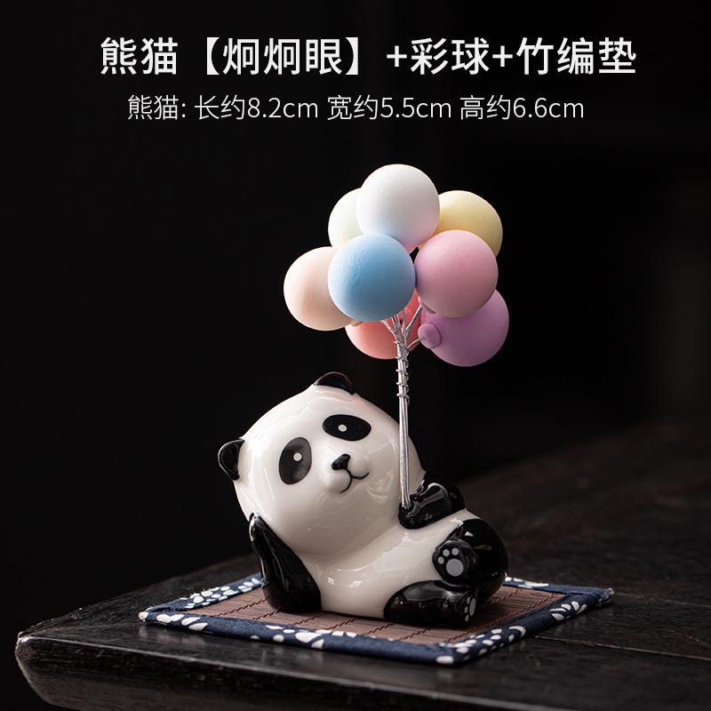 

Милая панда нить вставка благовоний чайник крышка держатель роскошная крышка рамка бытовая крышка горшка цзыша полка украшение для чайной церемонии