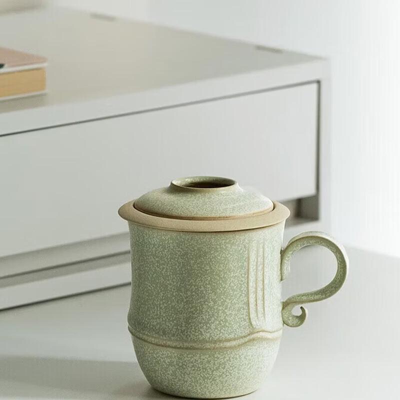 Edenus Spring Bamboo Ceramic Tea Cup