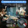 CAMWAY 192kHz Optical Digital Analog Audio Converter DAC Converter SPDIF To RCA Optical Digital Converter Toslink To Audio Converter RCA Audio Adapter