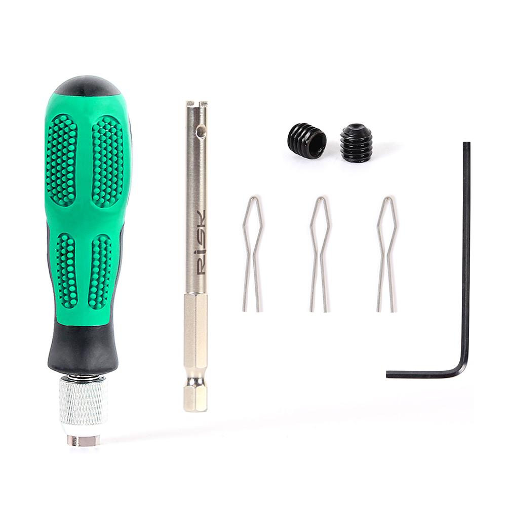 RISK Bicycle Rim Spoke Cap Installation Screwdriver Spoke Cap Connection Tools