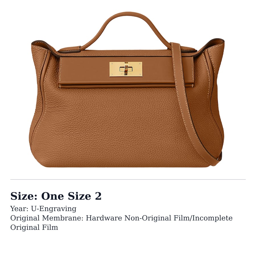 HERMES 24/24 Togo & Swift Calfskin