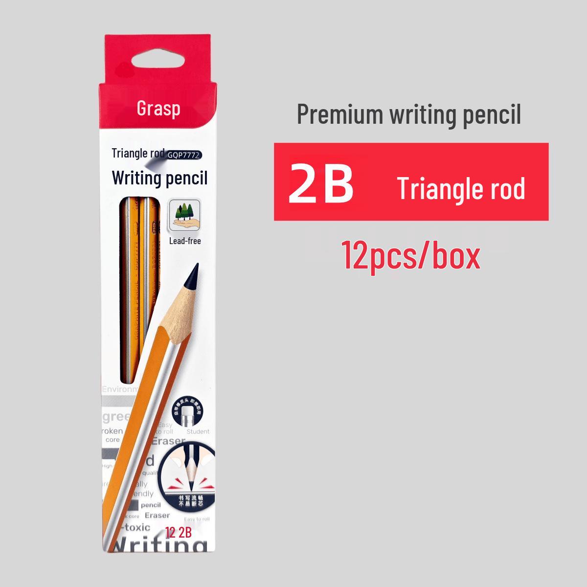 

High-Grade Kindergarten and First Grade Writing & Drawing Pencils: HB & 2B Exam Essentials 12 Pencils/Box