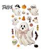 PVC Elektrostatische Stickers Halloween Statische Raamstickers, Glas met Spook Kat Vleermuis Winkel Displays Patronen, Herbruikbare Feeststickers voor Ramen Feest