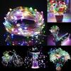 50/100/200 LED Copper Wire String Lights USB Plug-in Fairy Lights with Remote 8 Modes Lights Home Decoration