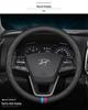 Universal All-Season Steering Wheel Cover for Hyundai: Festa, Sonata, Elantra, Reina, ix35, Mistra, ix25