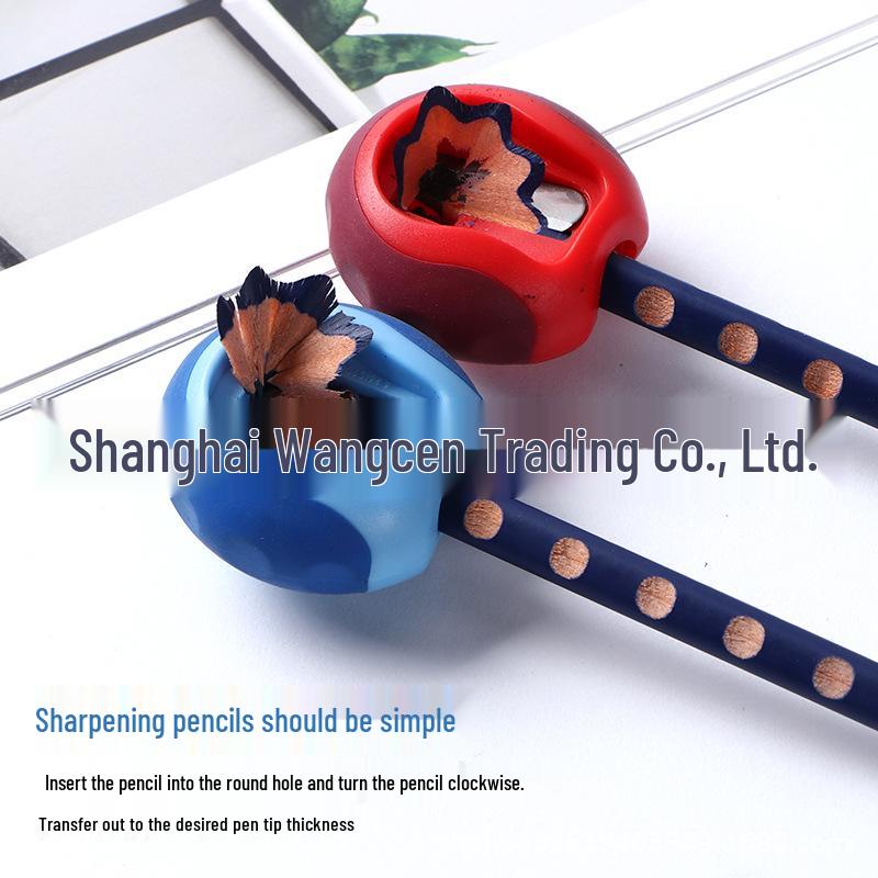LYRA Yiya Non-slip Coarse Hole 11mm Blue Round Pencil Sharpener for Art Sketching синий