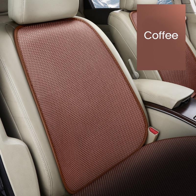 Coprisedile per Auto Estivo Traspirante Seta Ghiacciata Antiscivolo Protezione Sedile Auto Pad Universale per Uomo Donna Accessori Interni Auto