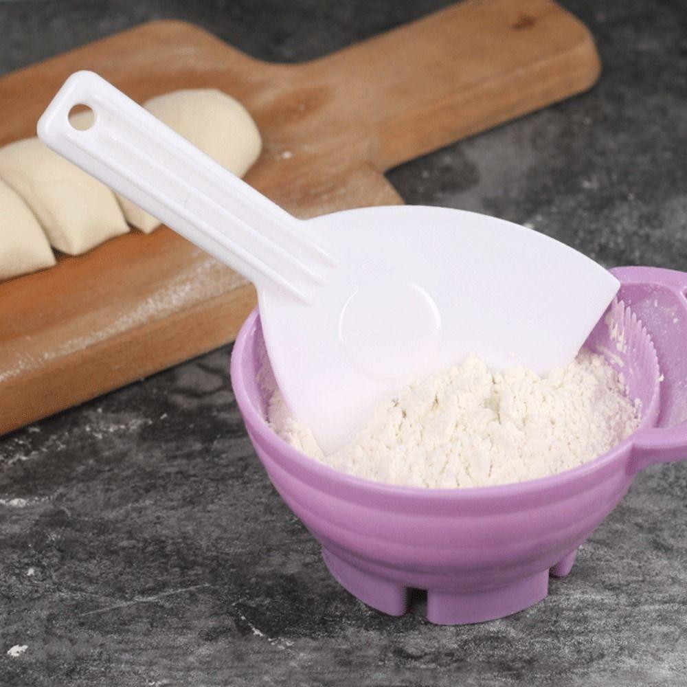 Baking Bread Plastic Icing with Handle Trimming Scraper Bench Chopper Dough Cutter