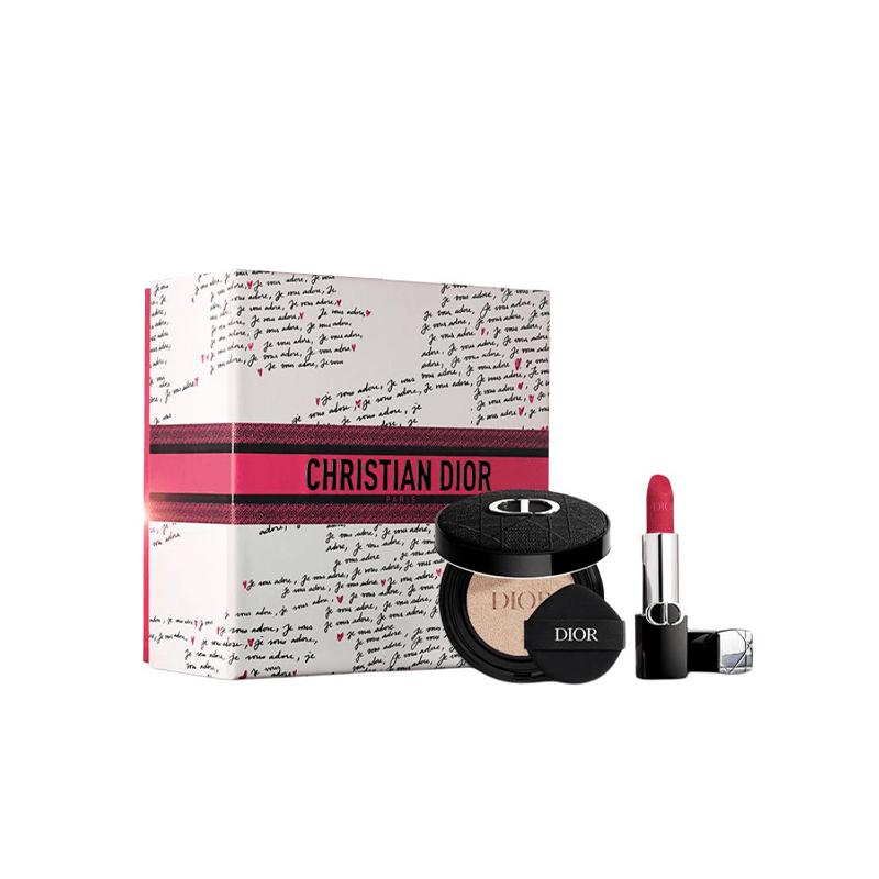 

DIOR Lipstick Vivid Blue Gold Makeup Cushion Makeup Set 2026 Blue gold lipstick #720 sandalwood nude + embroidered outer box + soft and shiny 0N синий