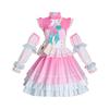 Anime Project Sekai Otori Emu Pink Cherry Soda Dress Cosplay Costume Uniform Sweet Stage Pjsk Emu Otori  Halloween Costume Suits