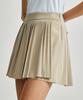SERGIO TACCHINI W Asymmetrical Woven Pleated Skirt