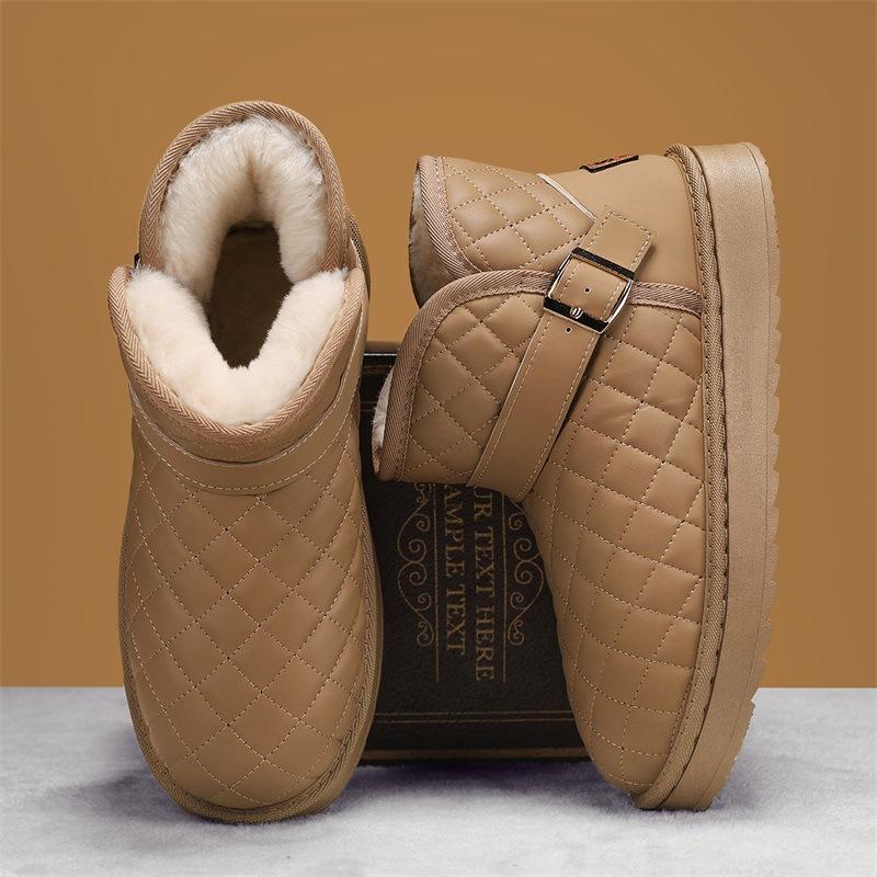 Übergröße Schneestiefel Herren- und Damenstiefel Winter neue Mode Baumwollschuhe gefüttert verdickt wasserdicht kurze Stiefel