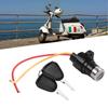 Black Ebike Switch Electric Scooter Ignition Key Wire Series