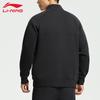 LI-NING Men's Stand Collar Open-Front Sweatshirt AWDU905