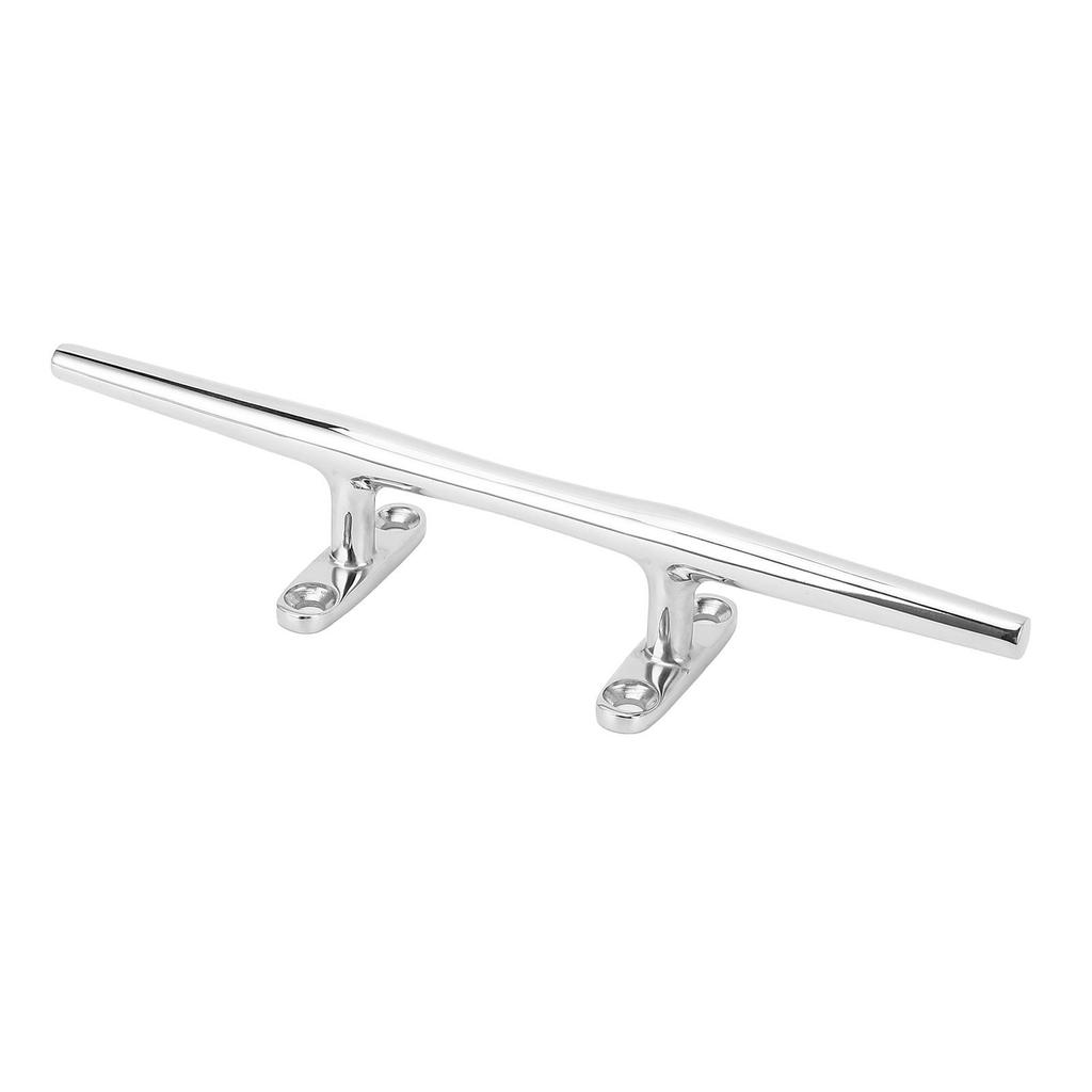 Boat Cleat 316 Stainless Steel High Polished 12in Round Marine Grade Rope Cleat for Yacht Speedboat 