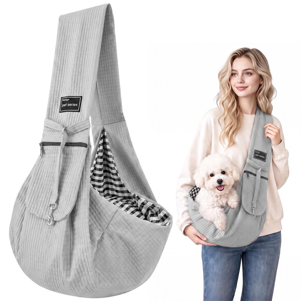 Pet Cat Dog Carrier Backpack Breathable Dog Sling Carrier Lightweight Travel Tote Shoulder Bags Secure Pet Carrying Supplies