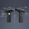 High Speed Rechargeable Handheld Fan 100000 RPM Featuring 5 Adjusted Speeds Turbos Mode And Long Terms 5000mAh Battery