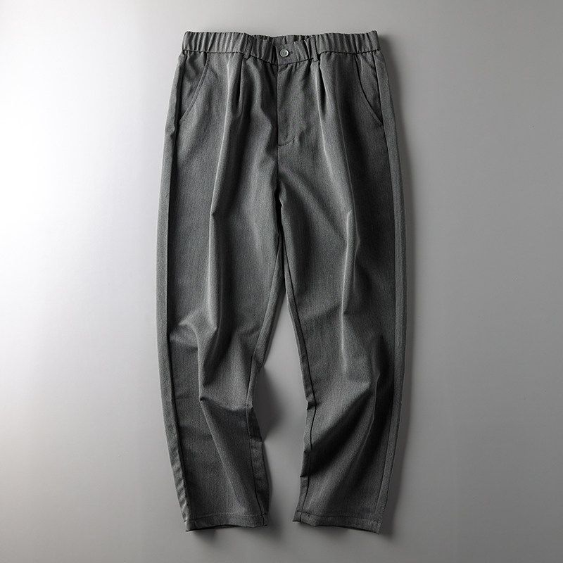 Cut Label Cattle Goods Niche Design Handsome Pants Grey L