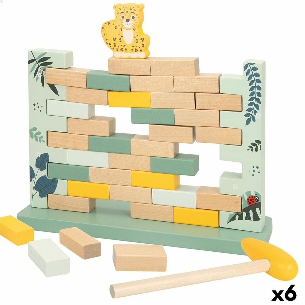 Construction Set Woomax Animals 44 Pieces (6 Units)