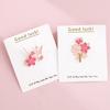 Pink Pretty Brooch Lucky Cartoon Paper Crane Flower Enamel Pins Custom Alloy Backpack Lapel Badge Jewelry Gifts for Girls Couple