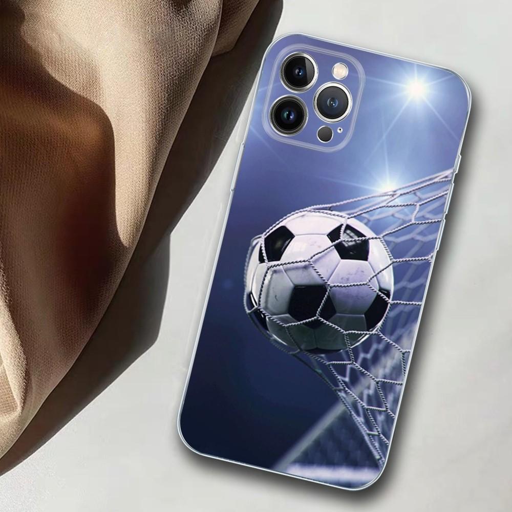 Soccer Ball Phone Case For iPhone 14 11 12 13 Mini Pro XS Max Cover 6 7 8 Plus X XR SE 2020 Funda Shell