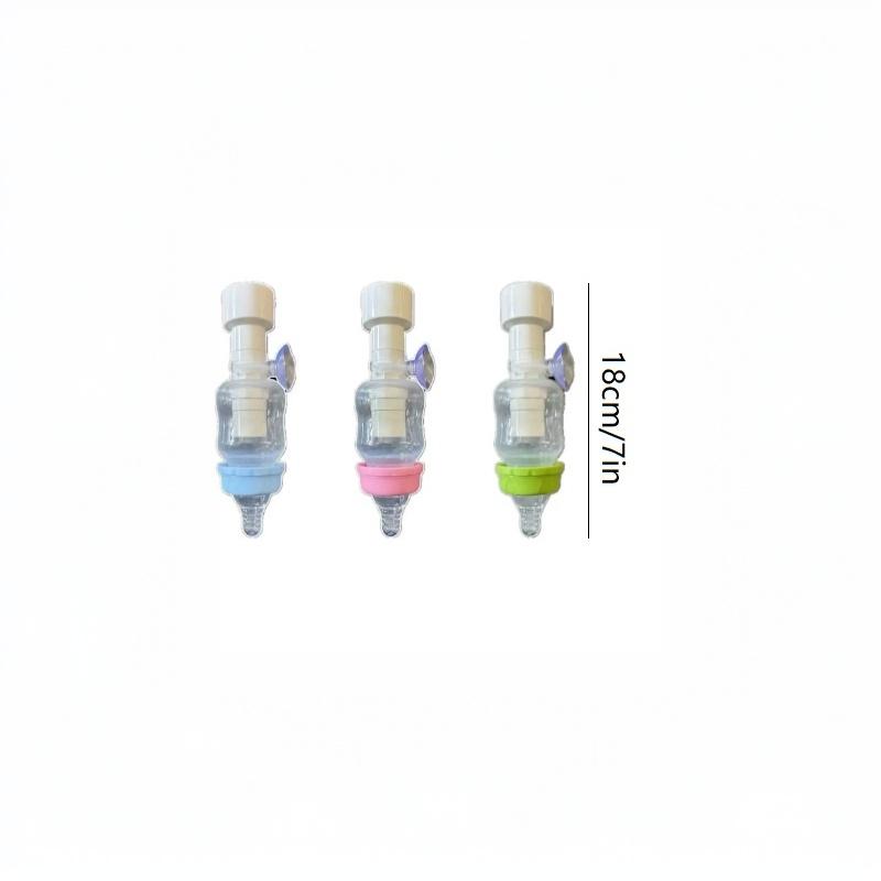 Durable Plastic Fish Tank Pacifier Feeder Anti Cloud Water Fixed Feeding Nipple Style Fish Food Holder