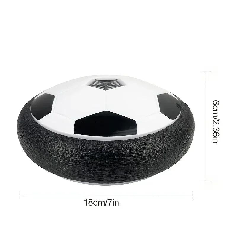 LED Bubble Football Kids Interactive Game Toy with Music and Lights Floating Indoor Mobile Slide Flat Soccer Sports for Kid Gift