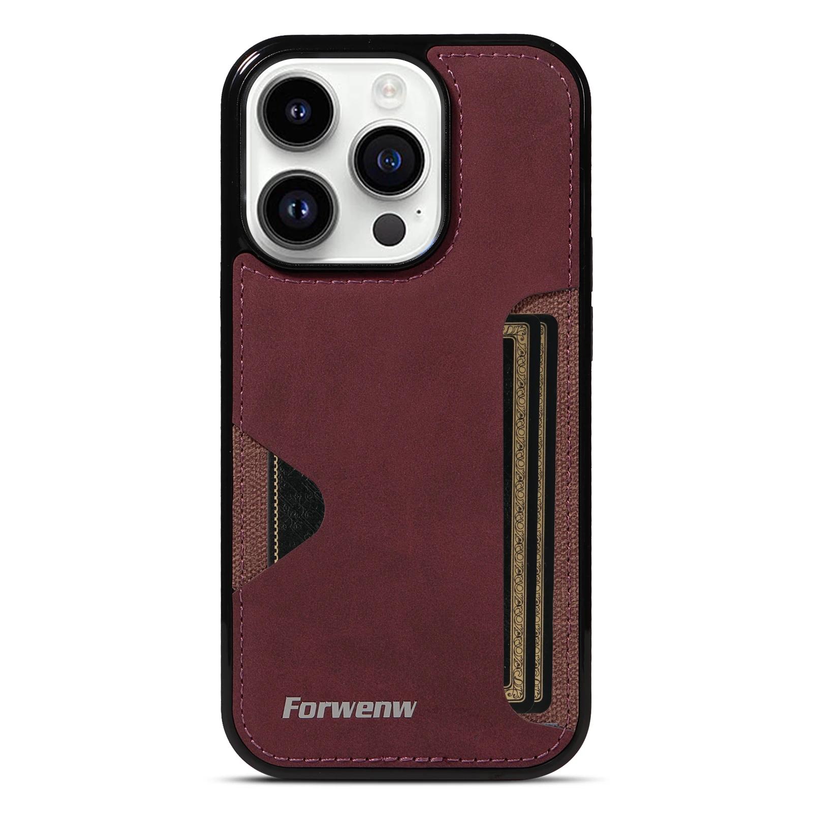 

Cards Solt Wallet Leather Phone Case For iPhone 15 Pro Max 14 Plus 13 12 Mini 11 XS X XR 7 8 SE 2022 Book Ultra Thin Funda Cover For iphone SE2022 вина червоного кольору