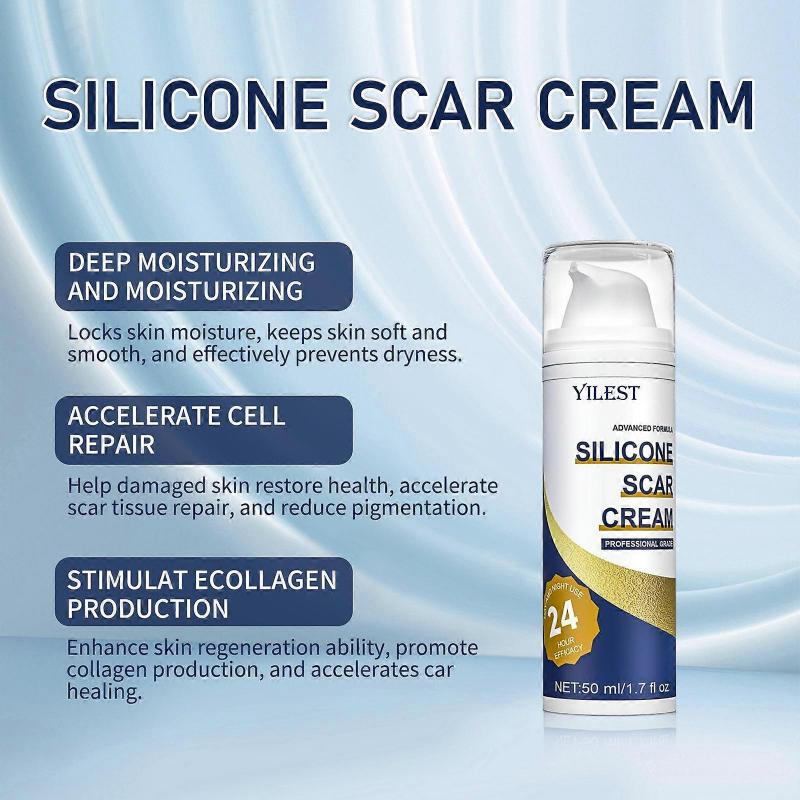 Scar Gel, Advanced Scar Removal Gel, Silicone Scar Cream Scar Gel for Surgical Scars, Resurfacing Scar Gel, Gentle Skin Care