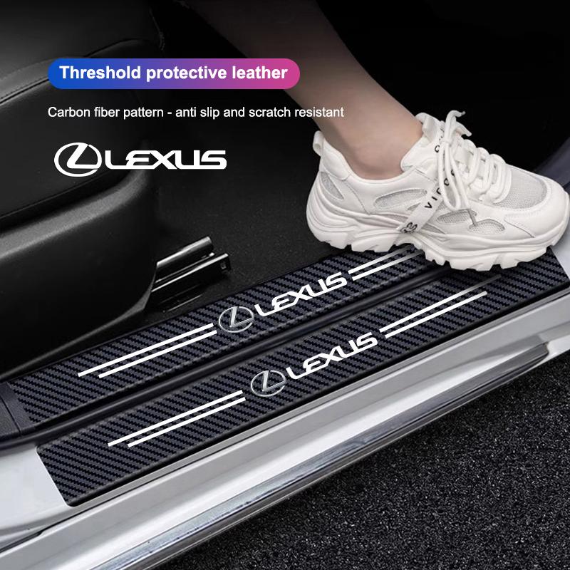 Car Threshold Protection Strip Anti Stepping Sticker Foot Pedal Sticker For Lexus GS IS LS500h ES260 ES300h RX350h NX260 UX260