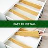 VaeFae Bamboo Drawer Adjustable Drawer Organizer for Extendable Dresser Separator for Office Divider, Clothes, (30.2-43.5cm) Bedroom, Bathroom,