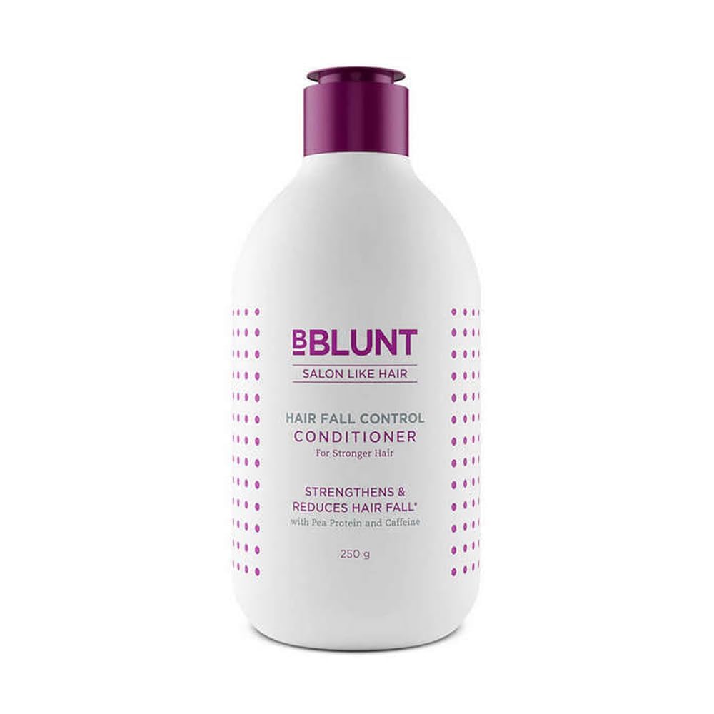 BBLUNT Hair Fall Control Conditioner With Pea Protein & Caffeine For Smooth Shiny Hair 250 Grams