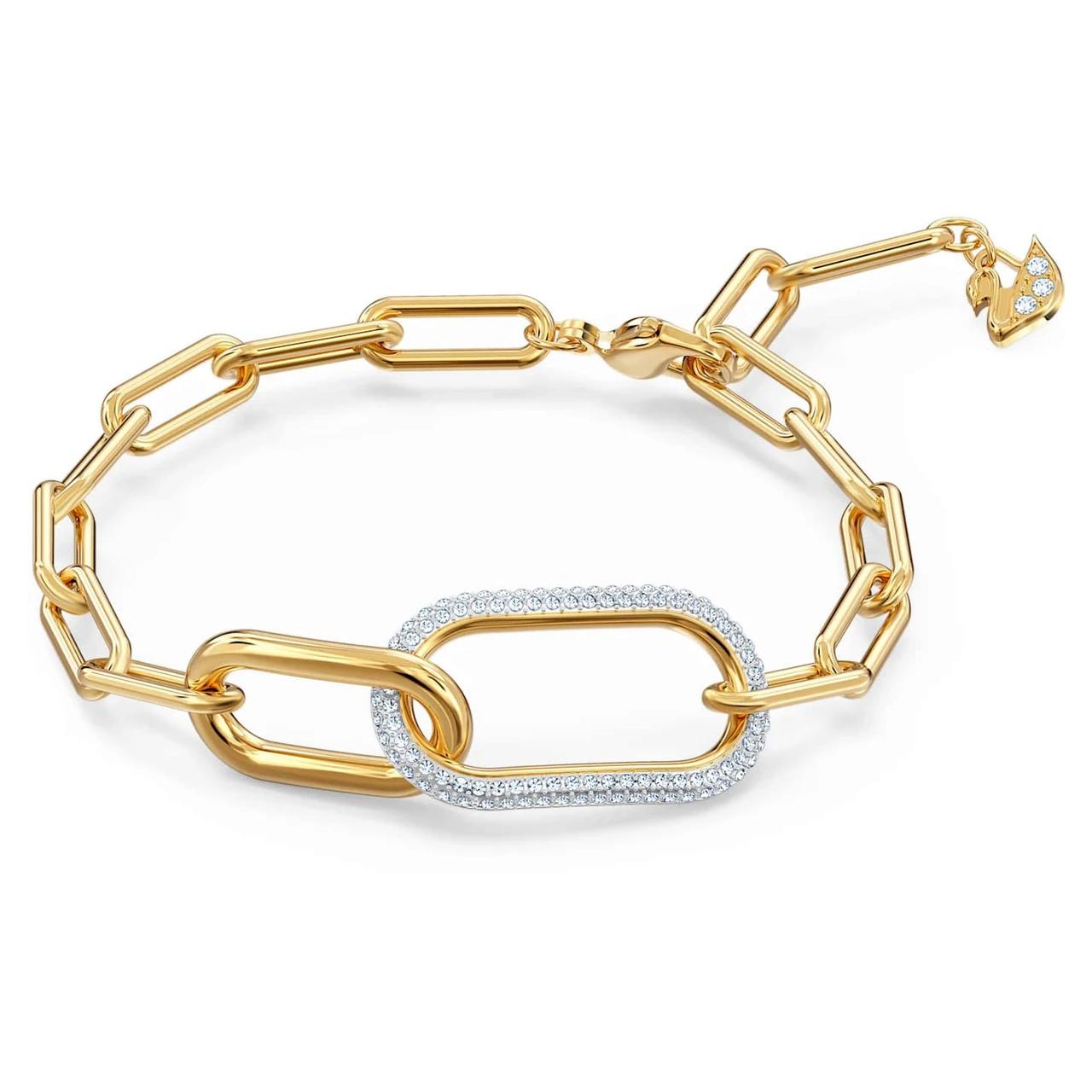 Swarovski Time Bracelet White Mixed Metal
