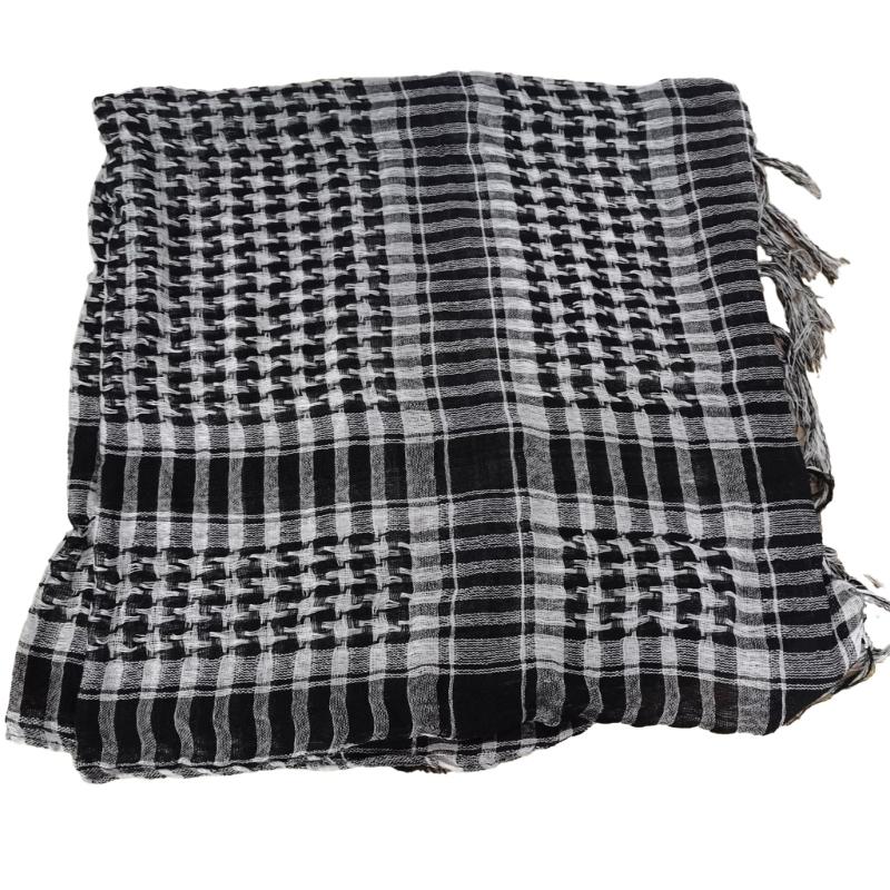 Multifunctioneel Arafat Hijab Sjaal Kwastjes Sjaal Bandana Volwassene Woestijn Arabische Shemagh Hoofddoek Arabische Dubai Saoedi Hoofdbedekking