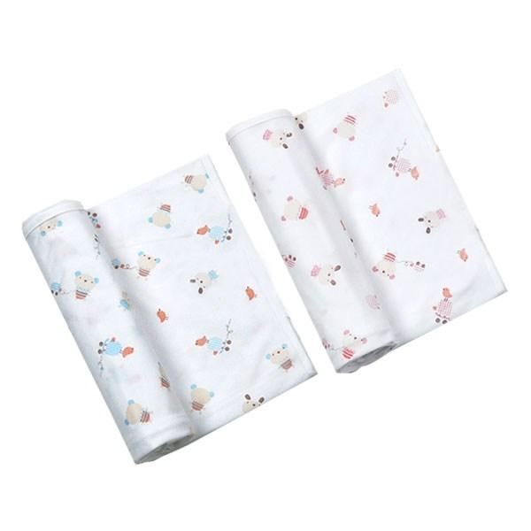 

Baby&I Cosmos Baby Bear Пеленка синий + розовый, корейские детские товары