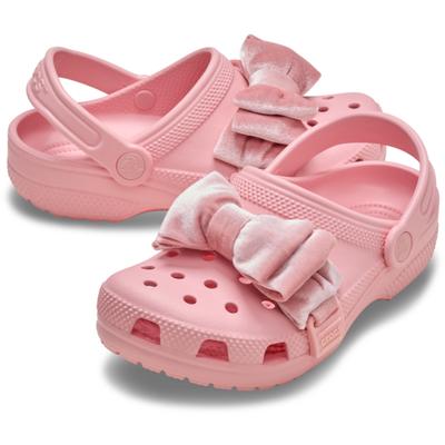 Classic Bow Clog Kids 211886 78u