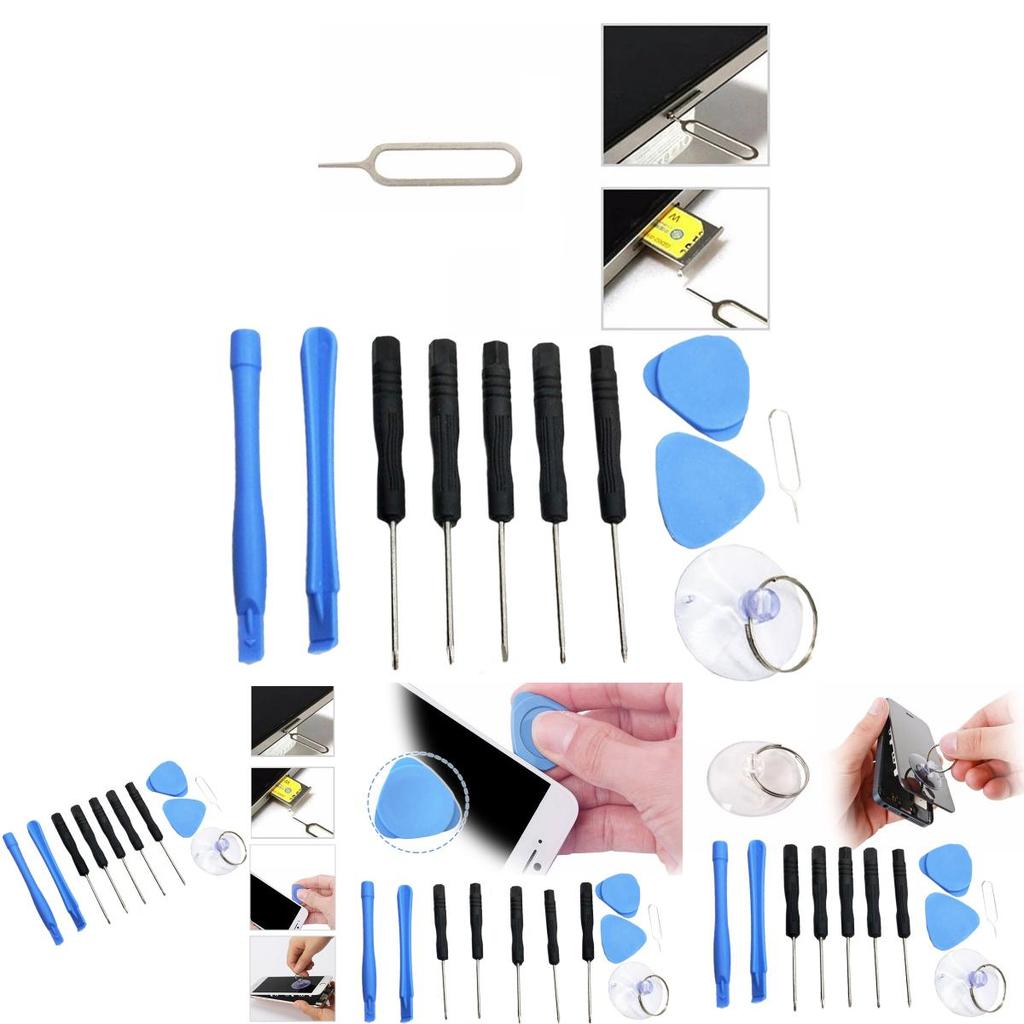 Przenośny Zestaw do Naprawy Telefonu Komórkowego z 11 Niezbędnymi Narzędziami