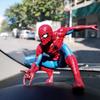 Classic Spider-Man Cake & Car Decoration - Spider Boy Birthday Gift & Car Interior Ornament