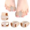 2Pcs Breathable Toe Spacers Flexible Bunion Relief Pads Double-ring Toe Separators Comfortable
