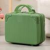 14 Zoll Mini Reisekoffer Kosmetikbox Handgepäck Organizer Make-up-Koffer Kleine Passwortbox Boarding Case für Frauen Mädchen